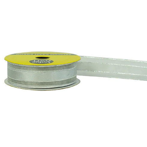 22mm Sheer Edge Satin Ribbons - 4m (available in 13 colours)